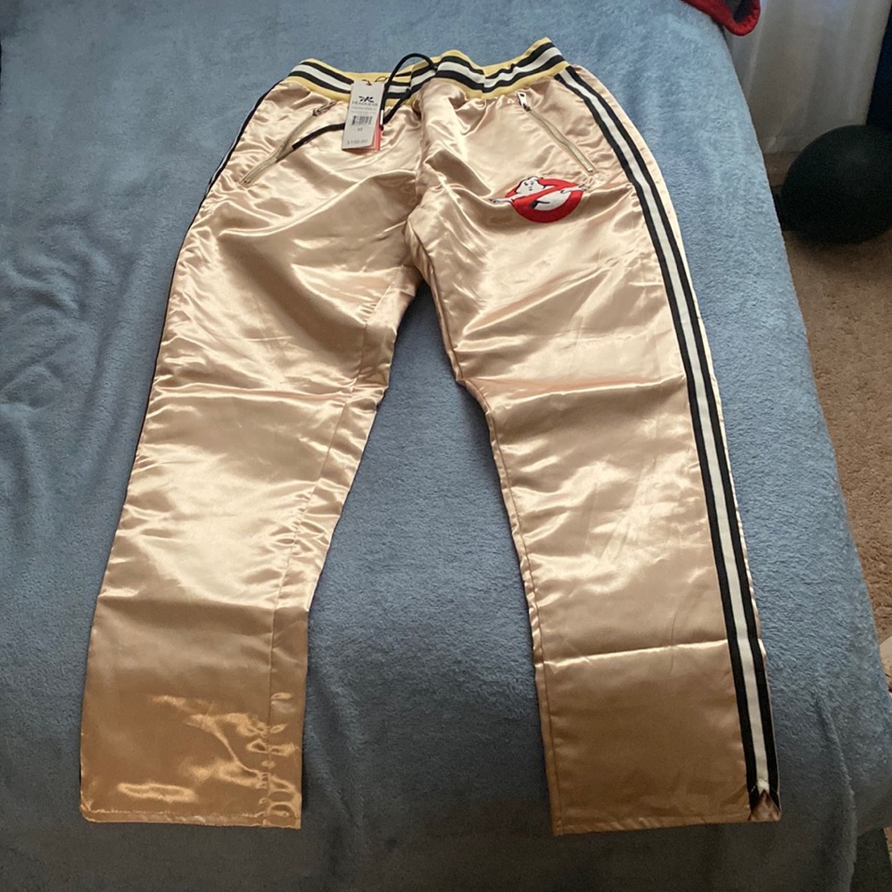 Ghost buster gold pants headgear pants